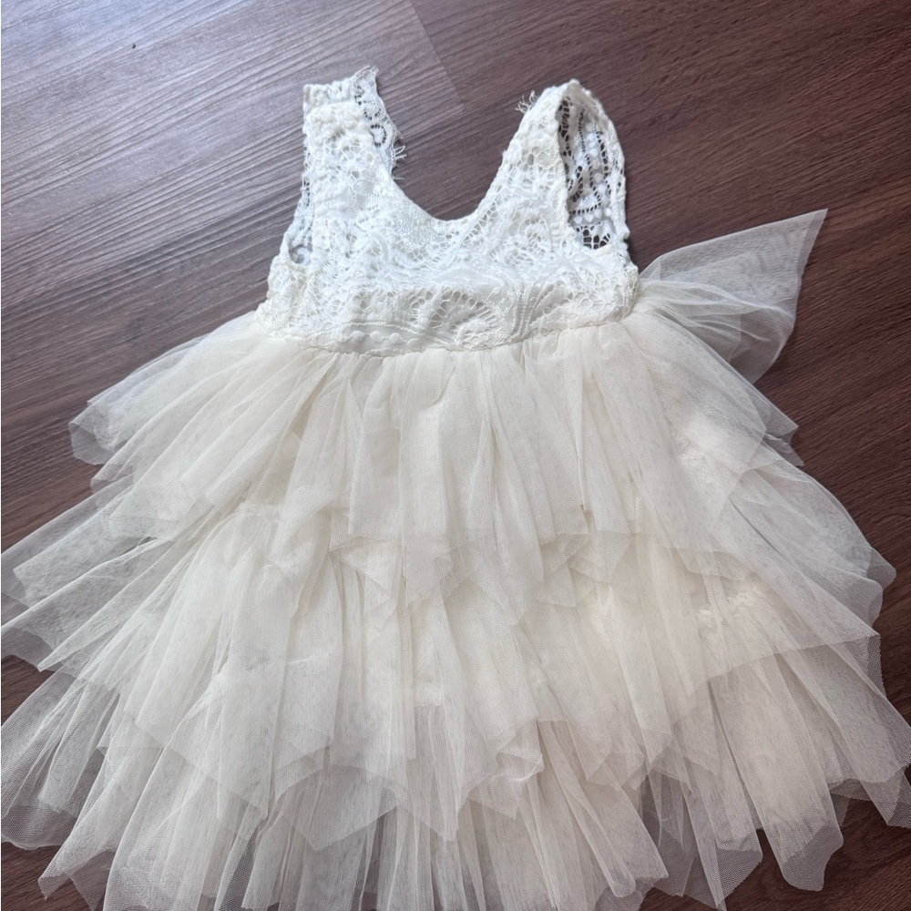 Flowergirl Dress- Lace and Tulle